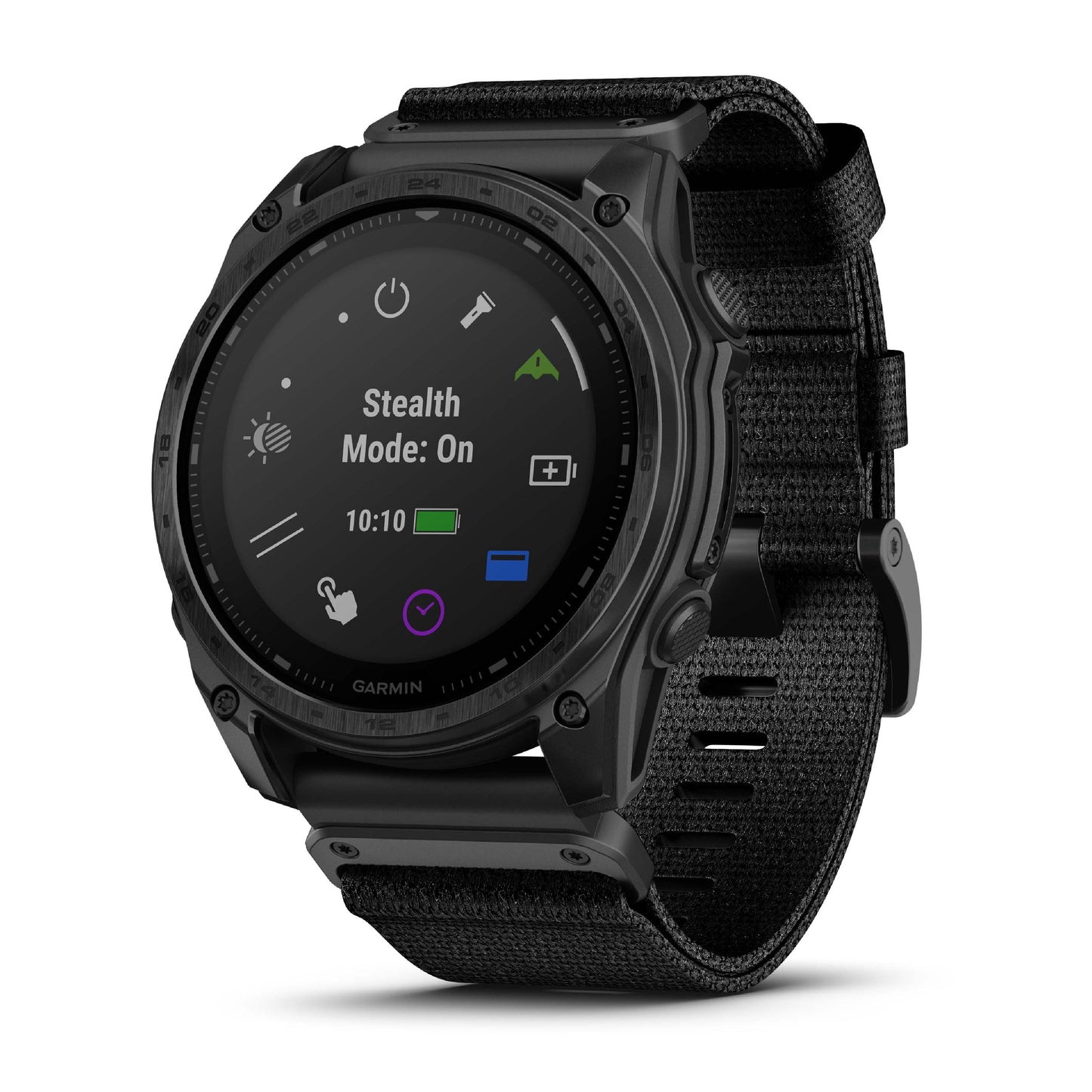 Garmin Tactix 8 51mm Solar Sapphire Titanium Tactical Black Nylon Band