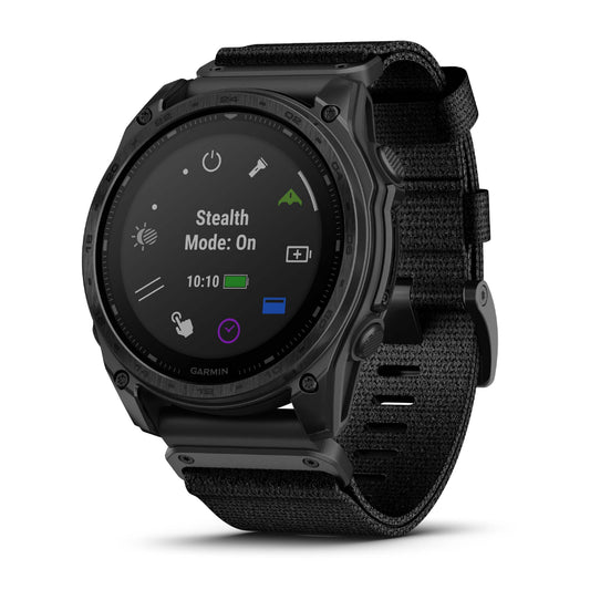 Garmin Tactix 8 51mm Solar Sapphire Titanium Tactical Black Nylon Band