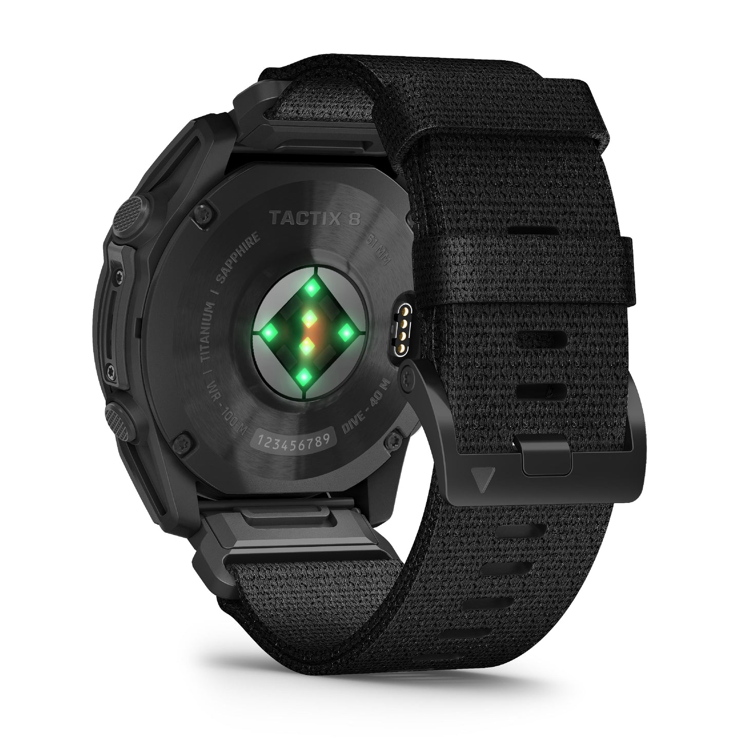 Garmin Tactix 8 51mm AMOLED Sapphire Titanium Tactical Black Nylon Band