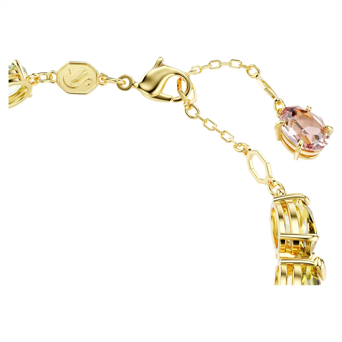 Gema Tennis bracelet, Mixed cuts, Multi, Gold