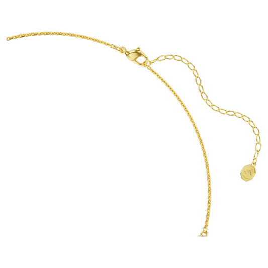Gema necklace, Mixed cuts, Multicoloured, Gold-tone plated