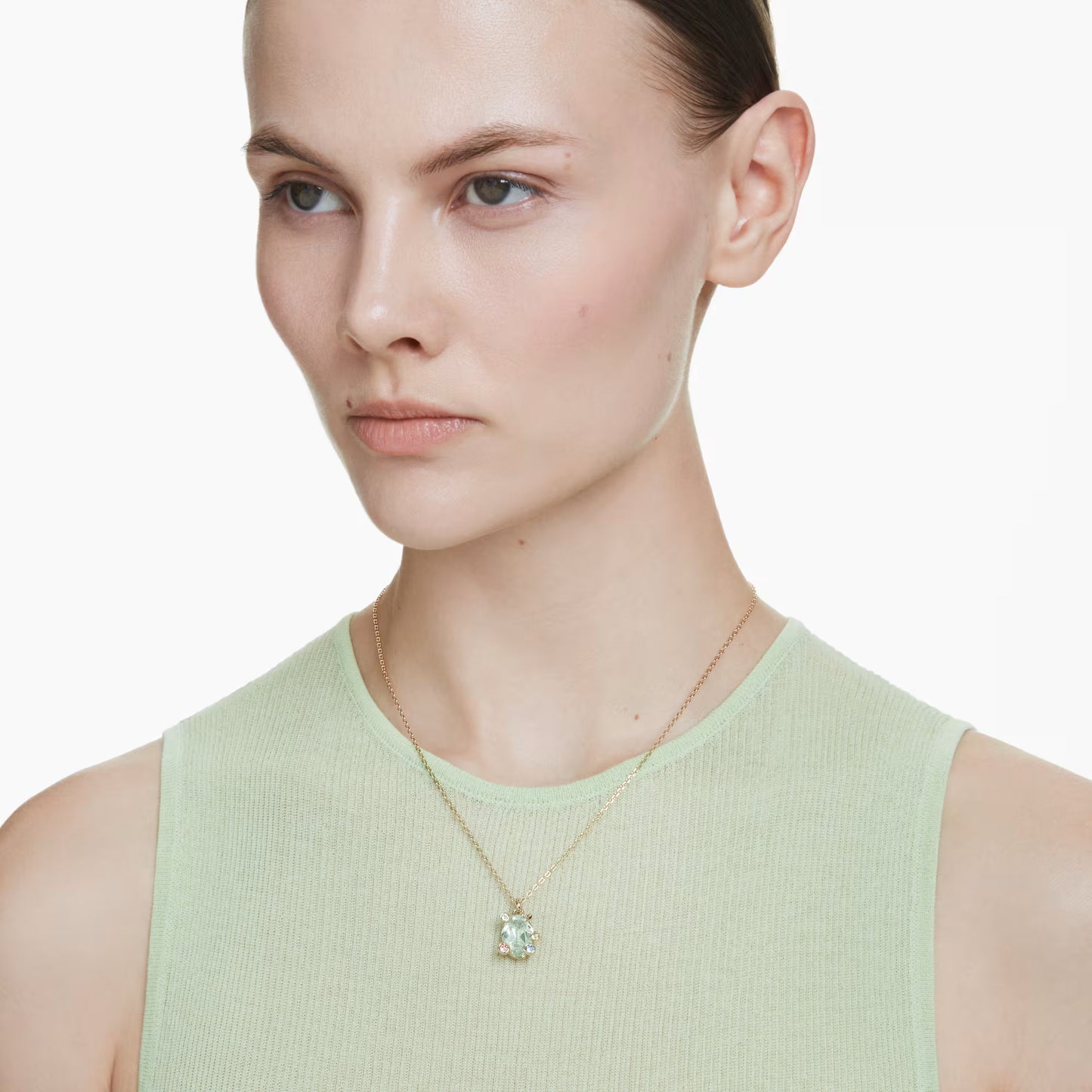 Gema pendant, Mixed, Multi, Gold-Tone