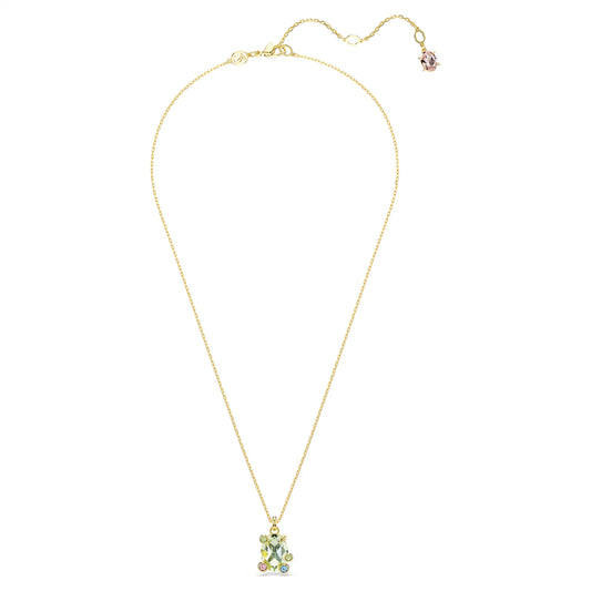 Gema pendant, Mixed, Multi, Gold-Tone