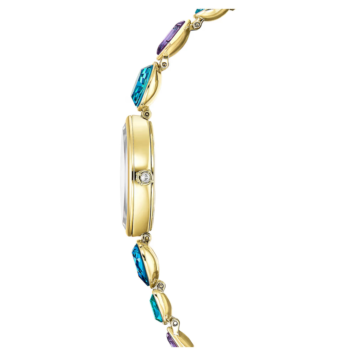 Gema watch, Crystal bracelet, Gold tone, Gold-tone finish