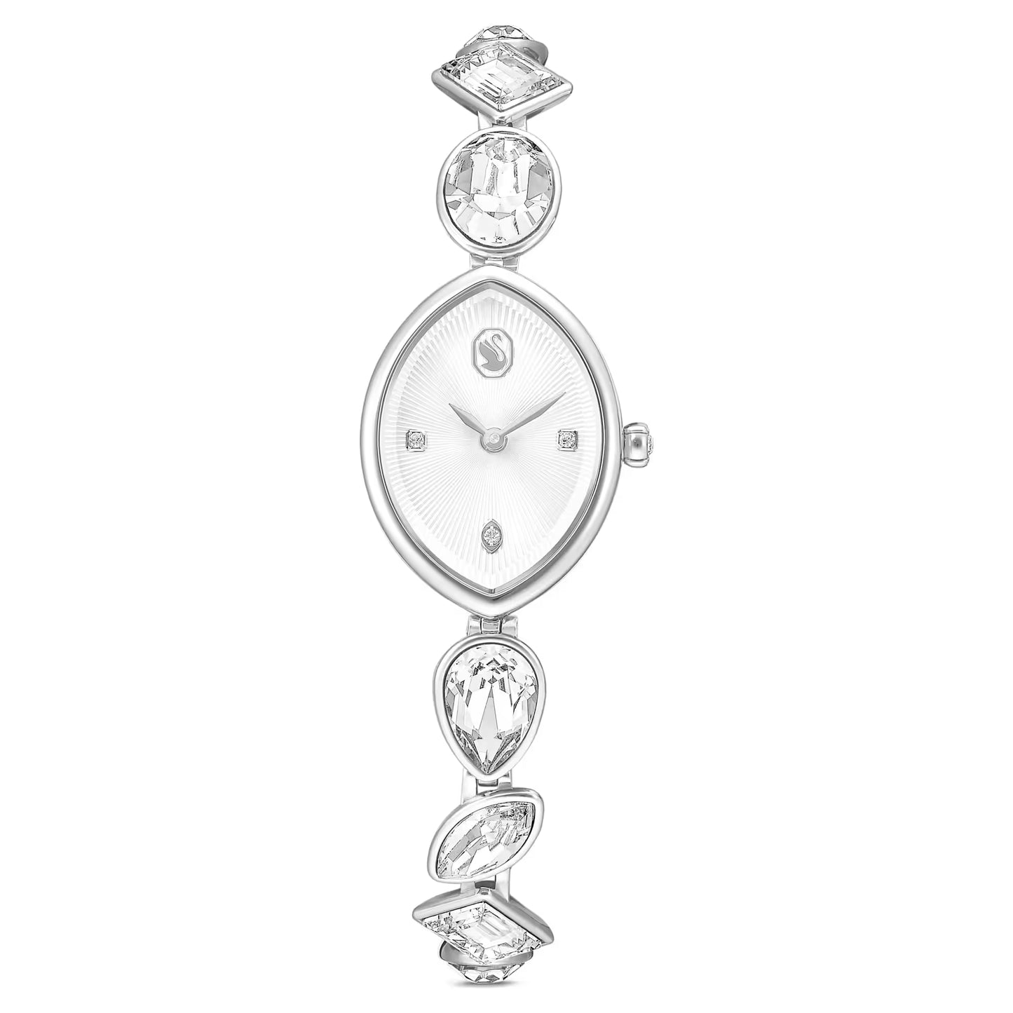 Gema watch, Crystal bracelet, Silver Tone, Stainless steel