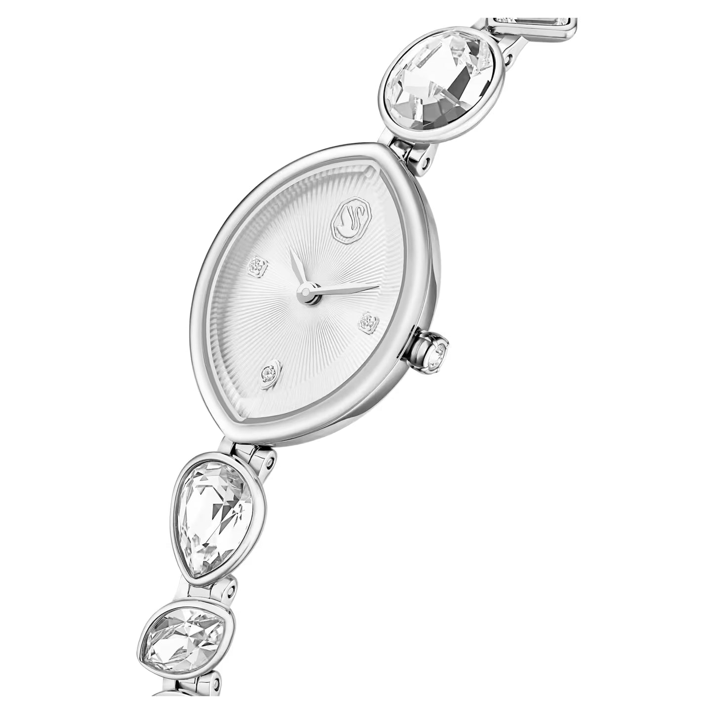 Gema watch, Crystal bracelet, Silver Tone, Stainless steel