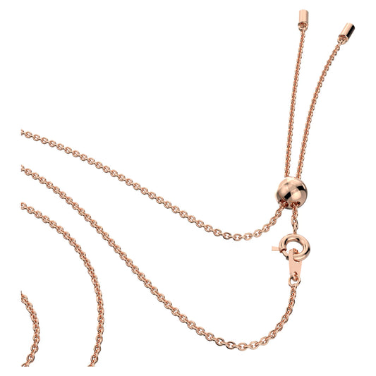 Generation pendant, White, Rose gold-tone plated