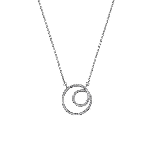White Gold Flow Necklace