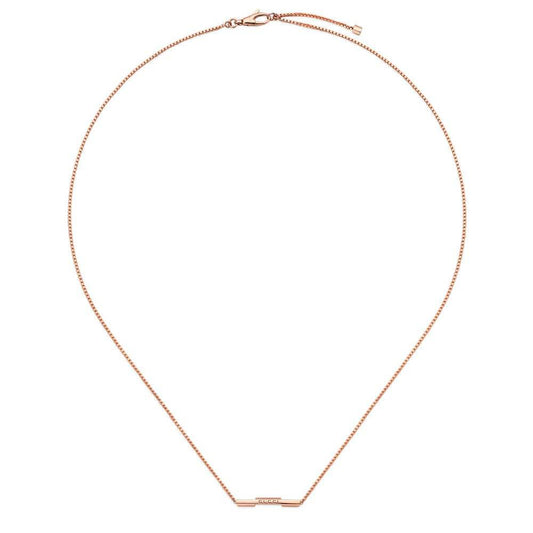 GUCCI 18ct Rose Gold Link to Love Necklace