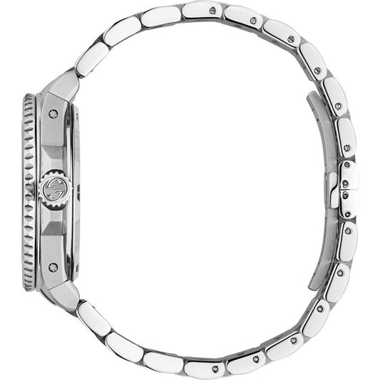 Dive Stainless Steel 40mm Orange Dial Watch