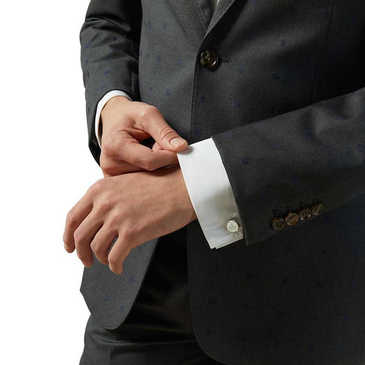 Silver GUCCI Hexagonal Cufflinks