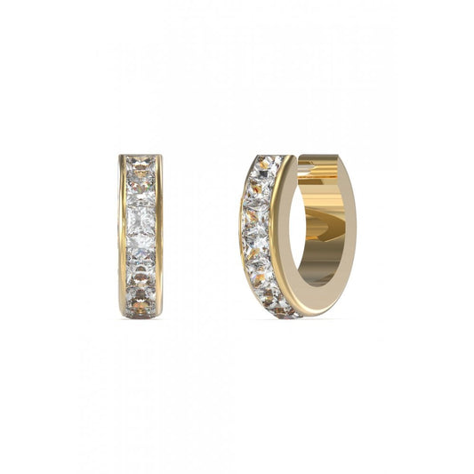 Huggie Me Gold Tone Hoop Earrings