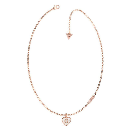 Rose Gold Heart CZ Necklace