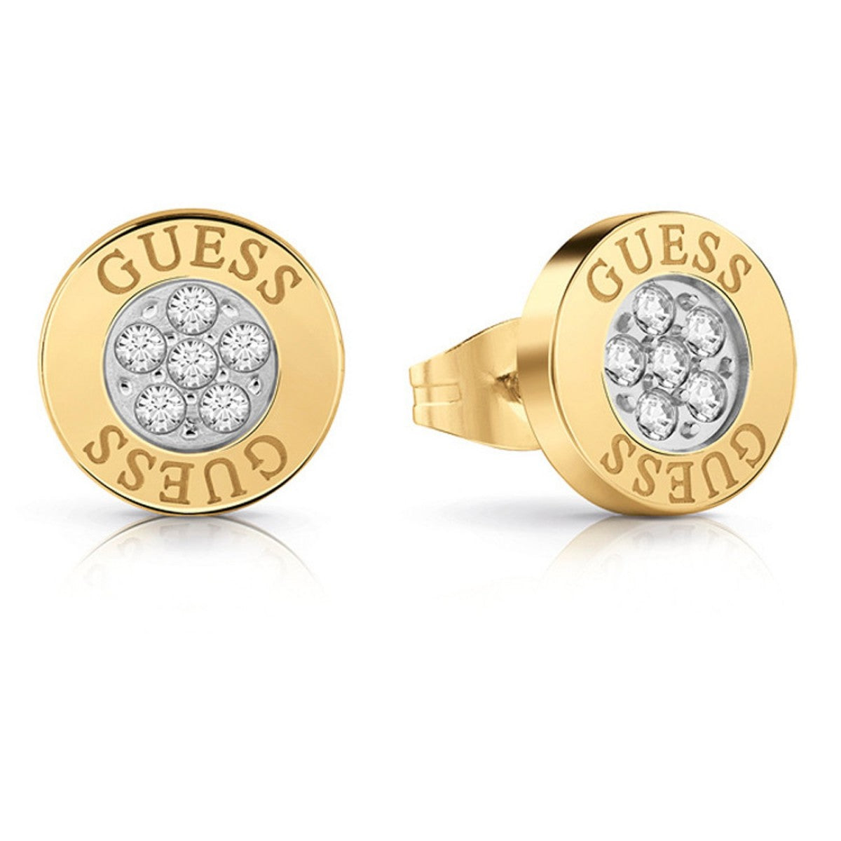 Gold Party Stud Earrings