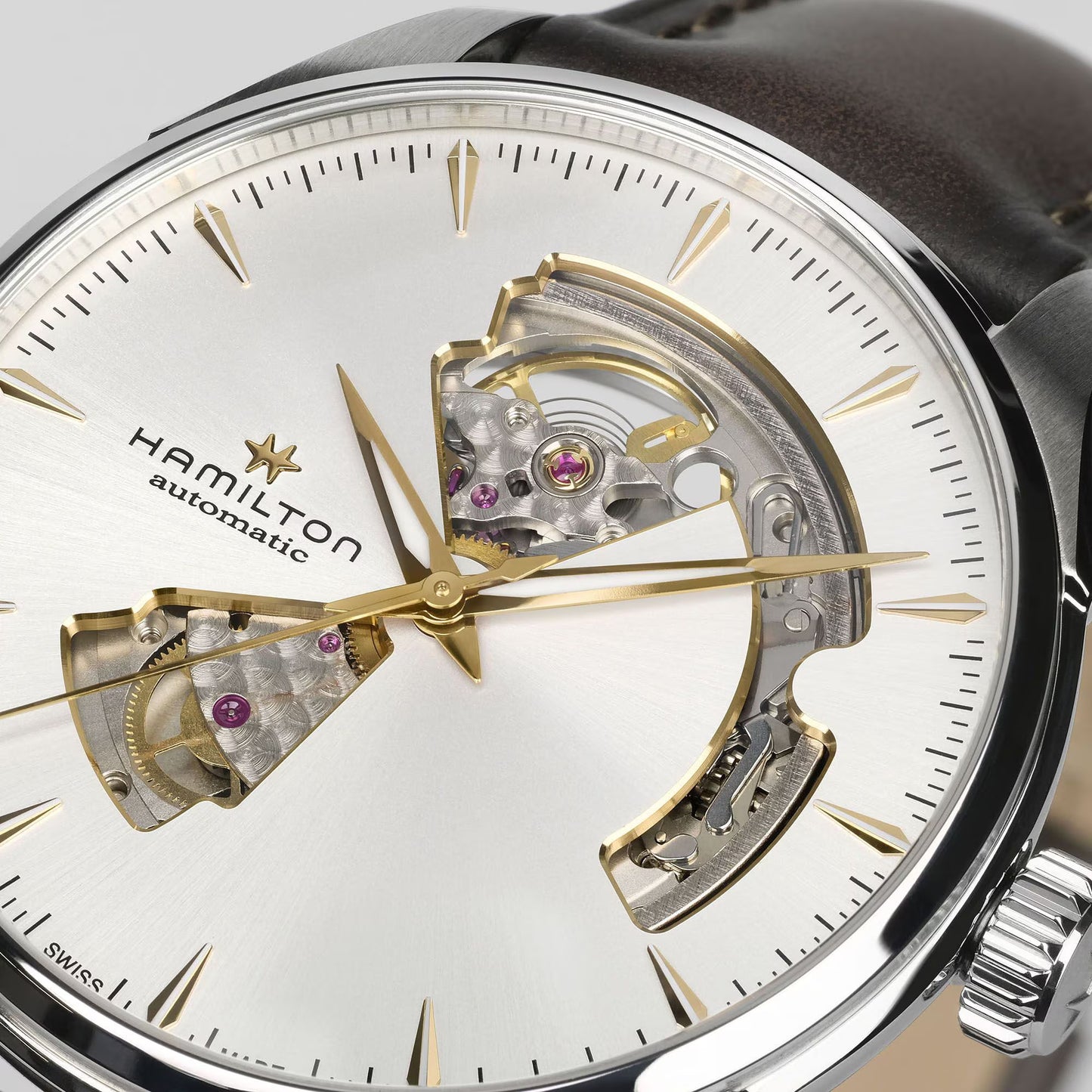 Hamilton Jazzmaster Open Heart Auto 40mm Silver