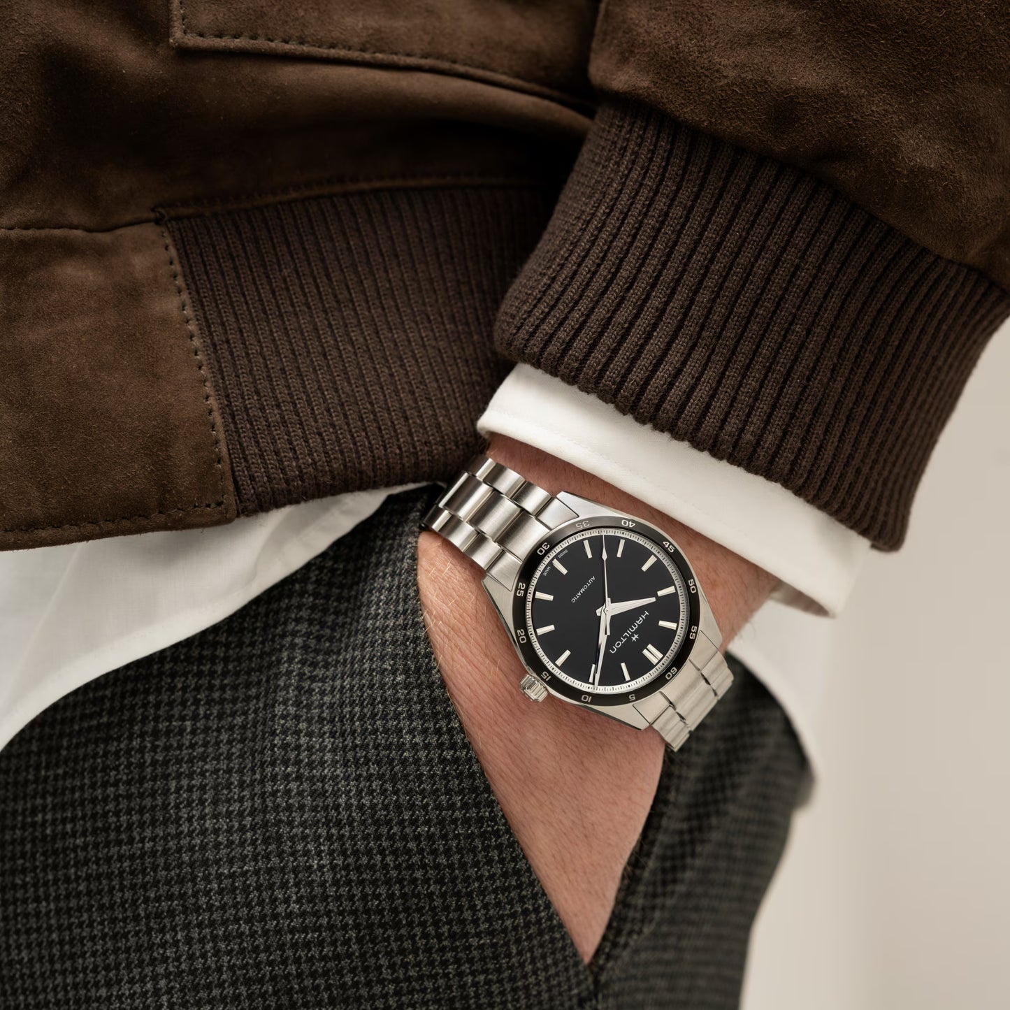 Jazzmaster Performer Automatic | 38mm Stainless Steel Black Dial