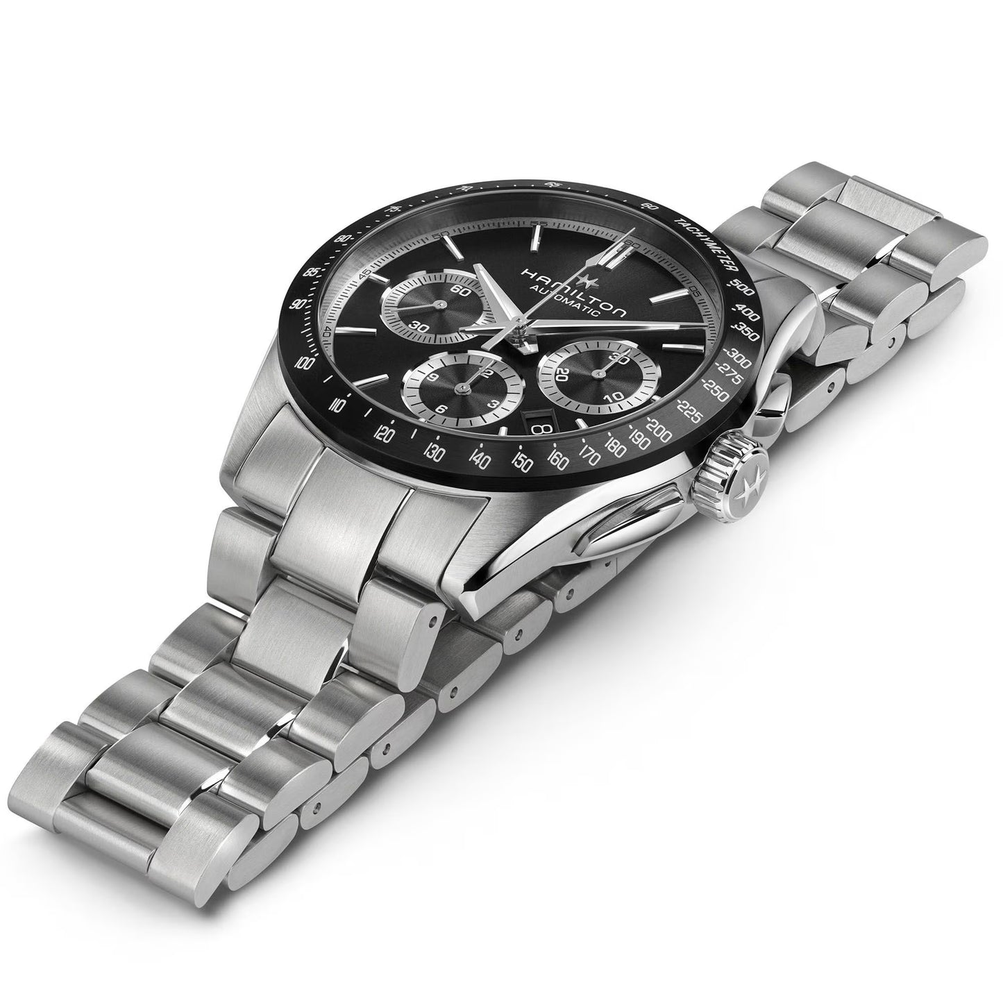 Jazzmaster Performer Chronograph | 42mm Stainless Steel Black Dial