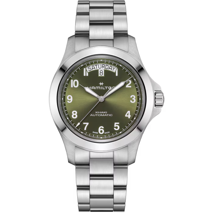 Khaki Field King Day-Date 40mm Stainless Steel Watch
