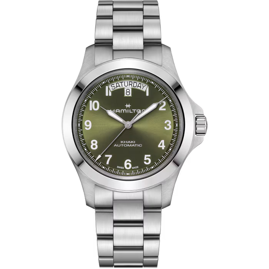 Khaki Field King Day-Date 40mm Stainless Steel Watch