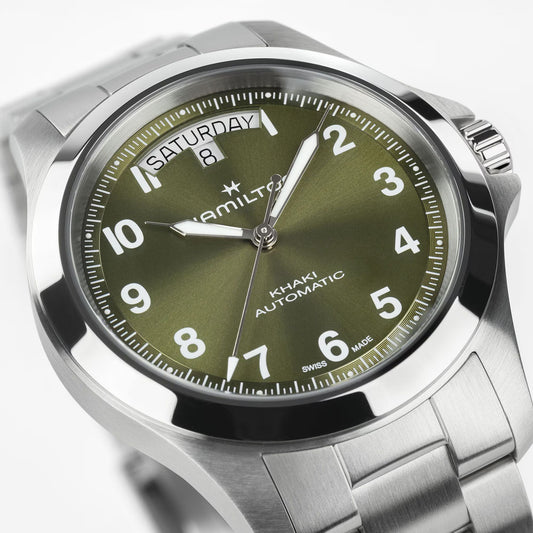 Khaki Field King Day-Date 40mm Stainless Steel Watch