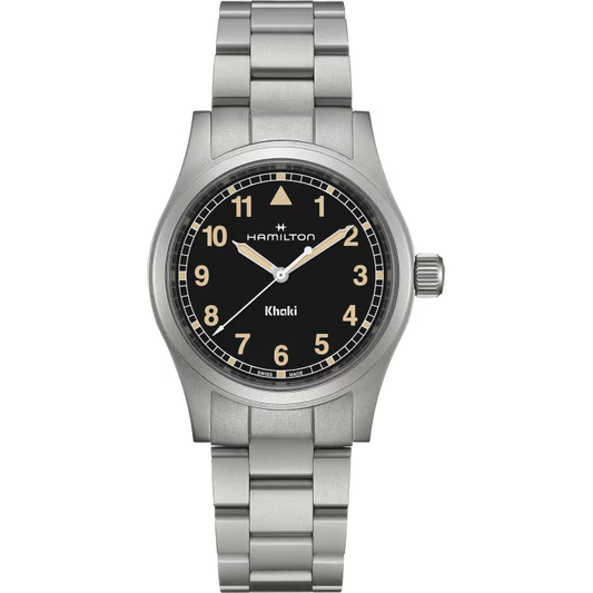 Khaki Field Quartz | 38mm Stainless Steel Black Dial