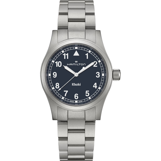 Khaki Field Quartz | 38mm Stainless Steel Blue Dial