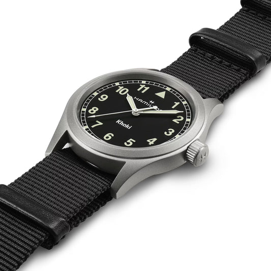 Khaki Field Quartz | 38mm Stainless Steel Black Dial