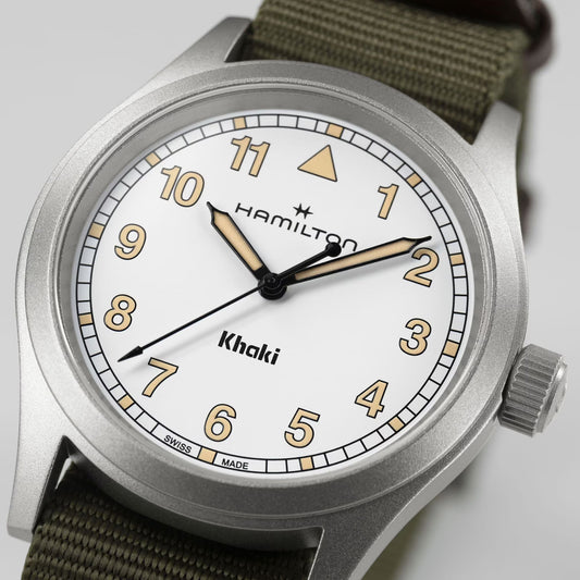 Khaki Field Quartz | 38mm Stainless Steel White Dial
