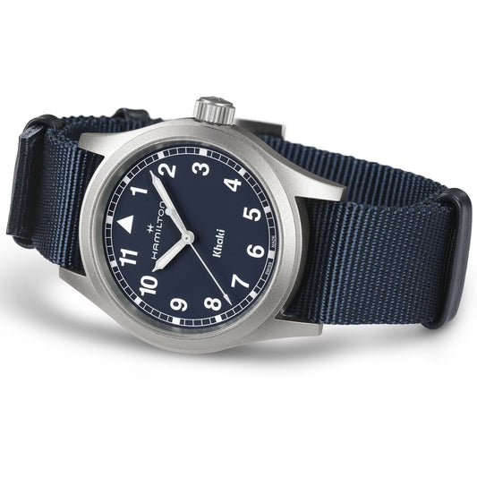 Khaki Field Quartz | 38mm Stainless Steel Blue Dial
