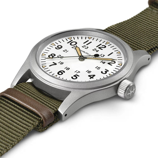 Khaki Field Mechanical | 38mm Stainless Steel White Dial
