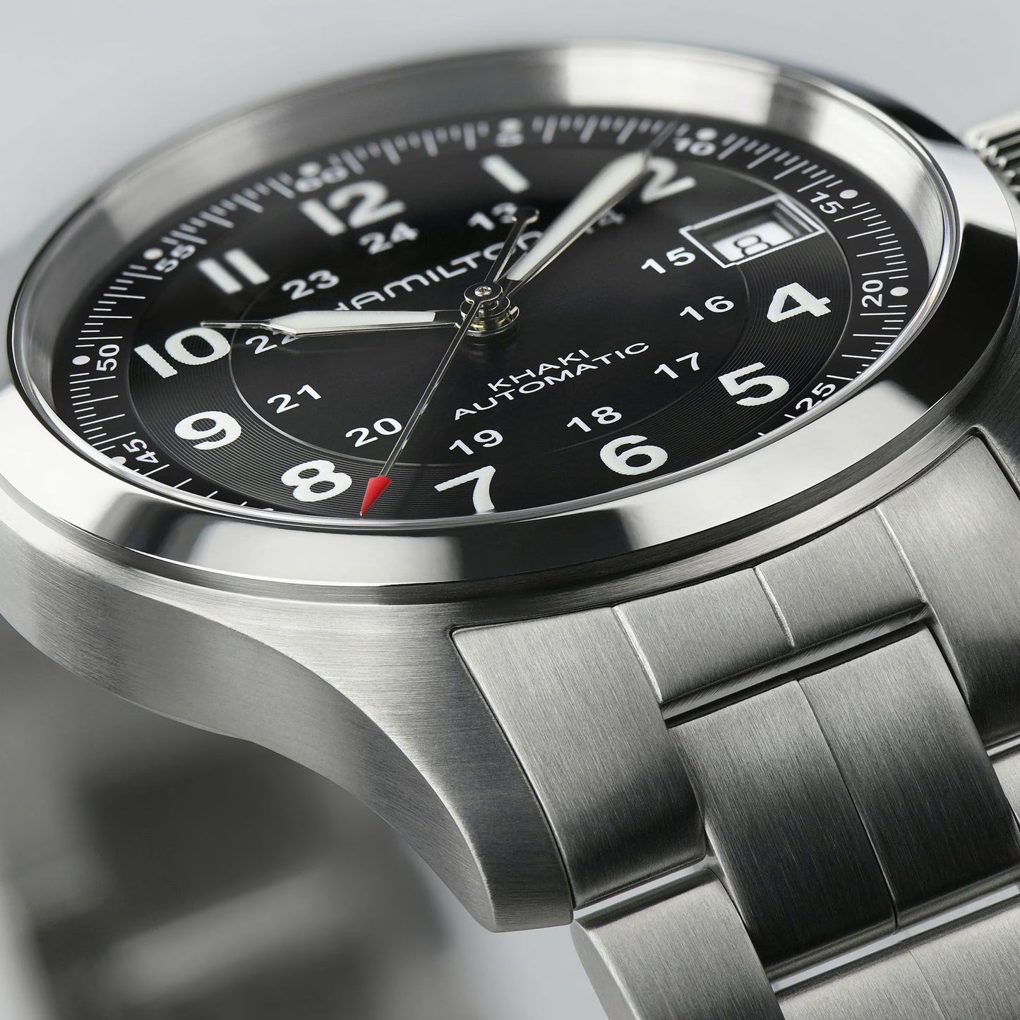 Khaki Field Auto | 38mm Stainless Steel Black Dial