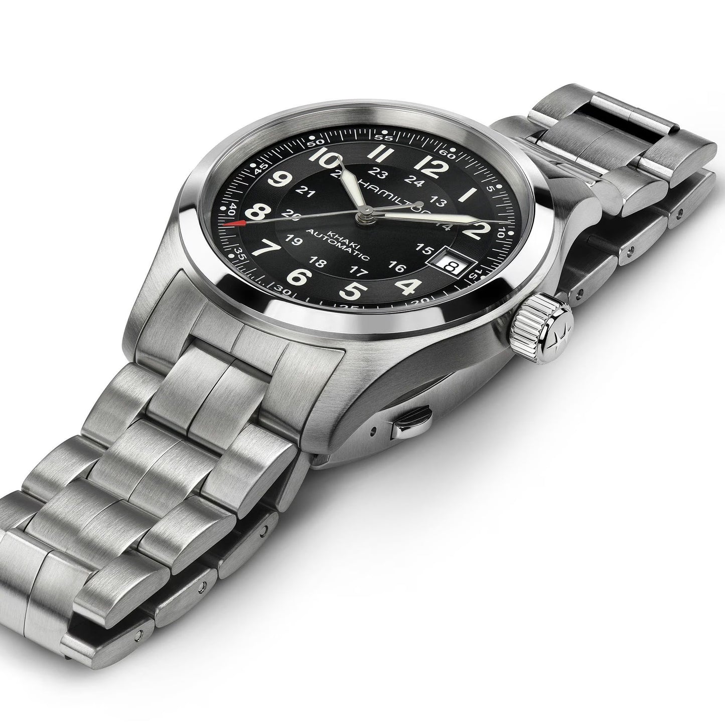 Khaki Field Auto | 38mm Stainless Steel Black Dial