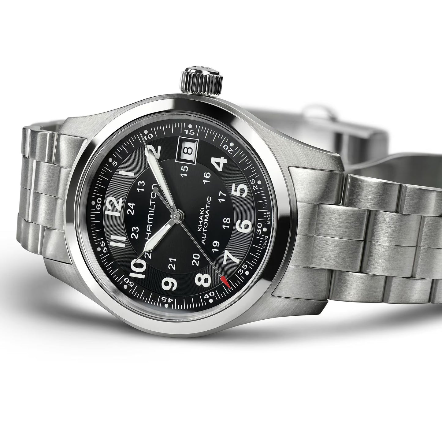 Khaki Field Auto | 38mm Stainless Steel Black Dial