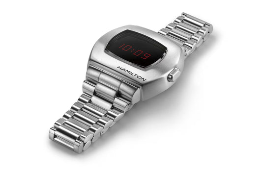 American PSR Red Digital Quartz |  41mm Stainless Steel Red Dial