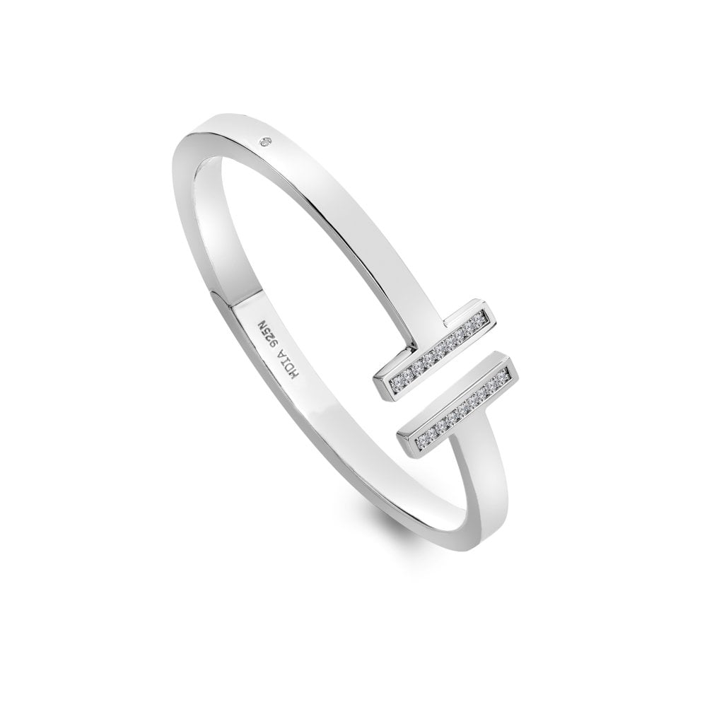 HD X TG T-Bar Silver Bangle