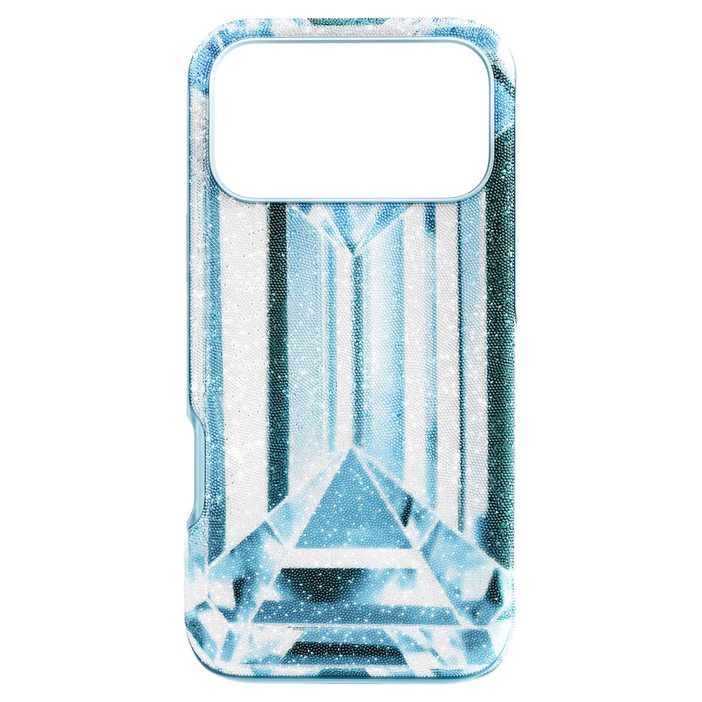 High smartphone case, Crystal effect, iPhone® 17 Pro Max, Blue