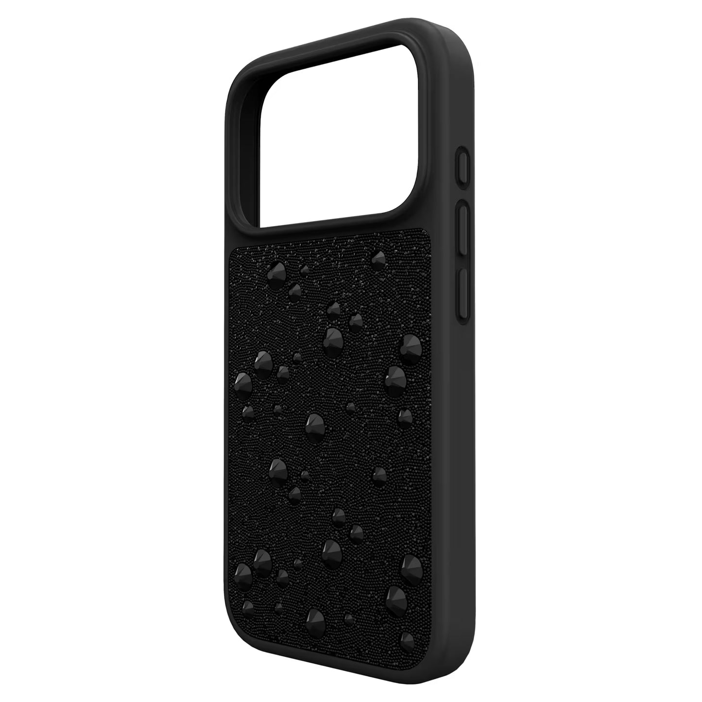 High smartphone case, Flat Back crystals, iPhone® 17 Pro, Black