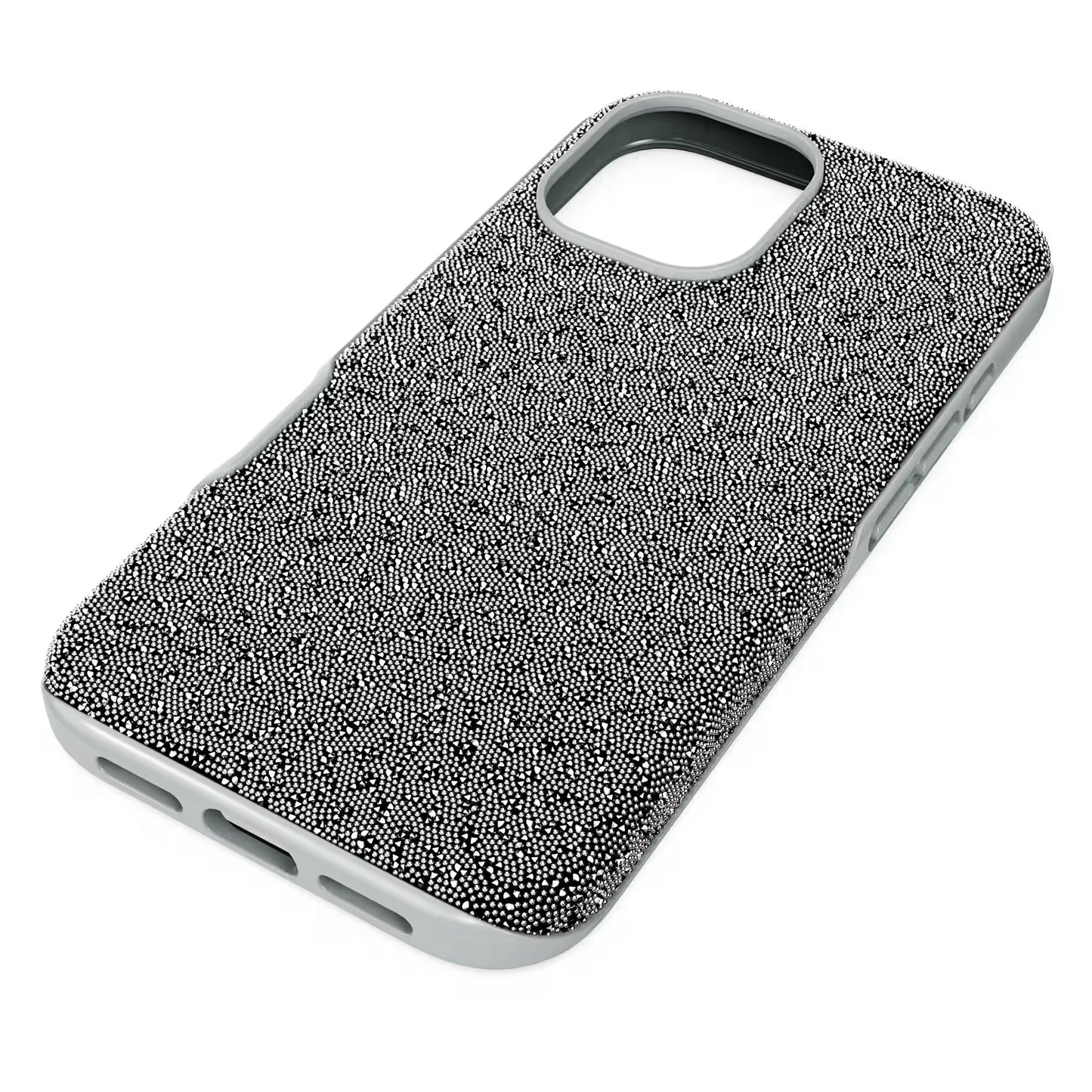 High smartphone case, iPhone® 16, Silver Tone