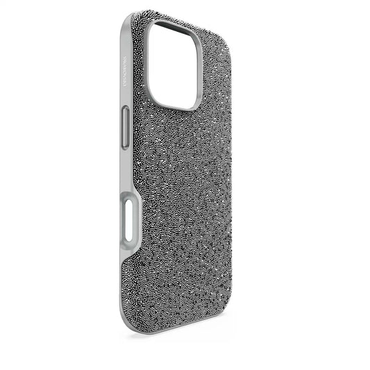 High smartphone case, iPhone® 16 Pro, Silver Tone