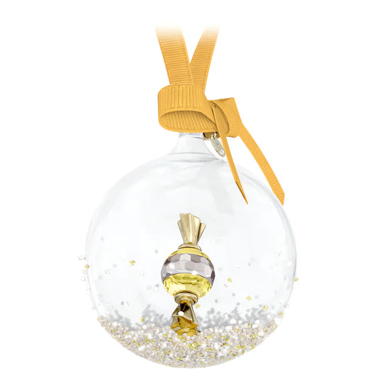 Holiday Cheers Dulcis Ball Ornament Yellow