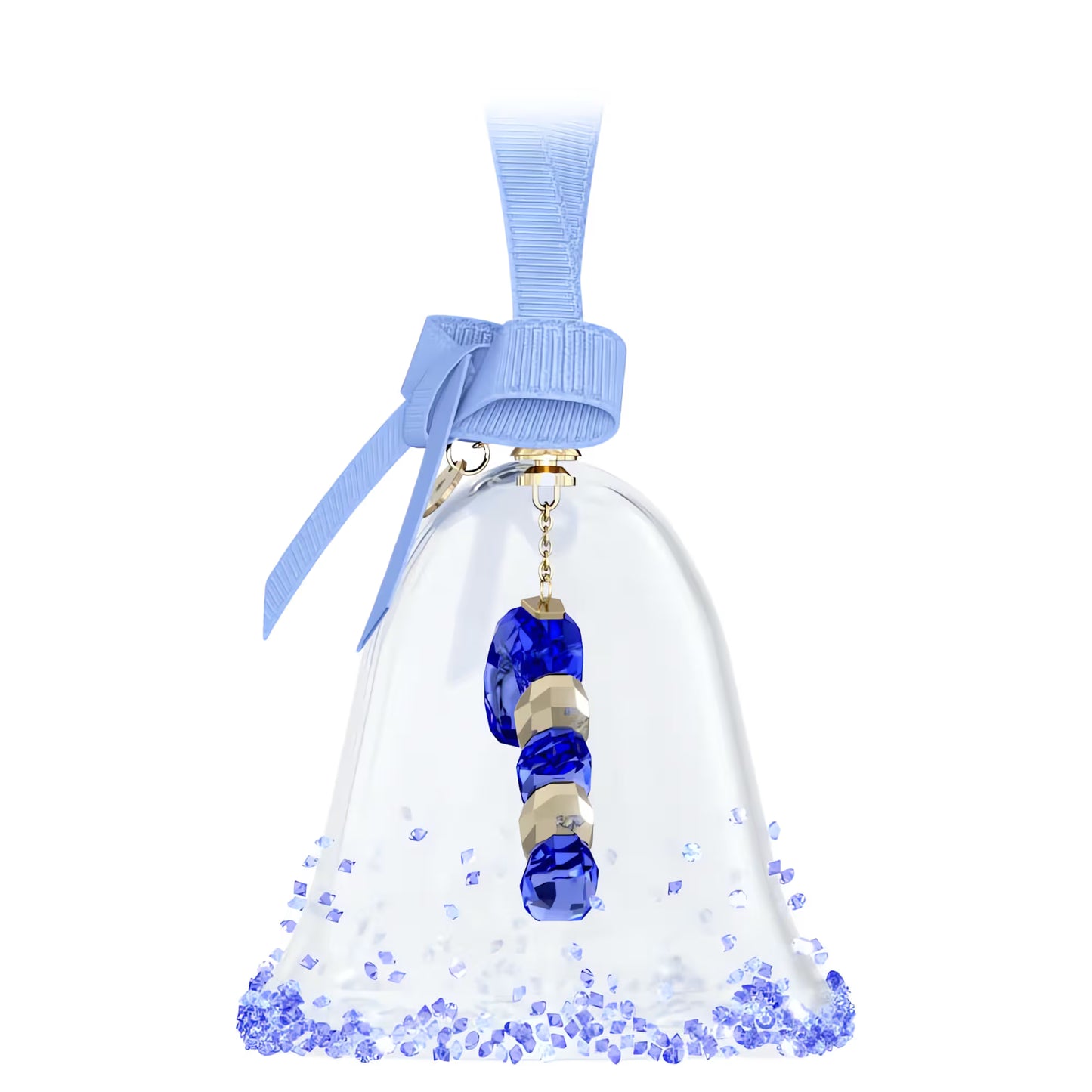 Holiday Cheers Dulcis Bell Ornament, Blue