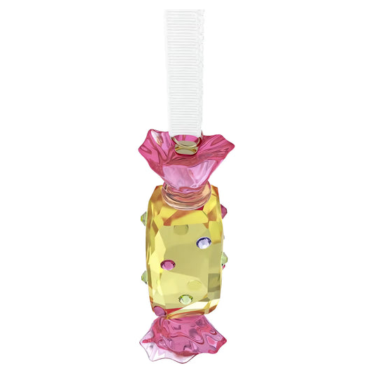 Holiday Cheers Dulcis Candy Ornament, Yellow