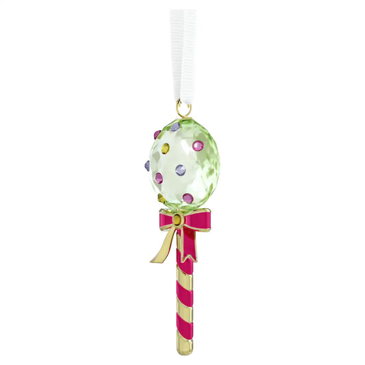 Holiday Cheers Dulcis Lollipop Ornament, Green