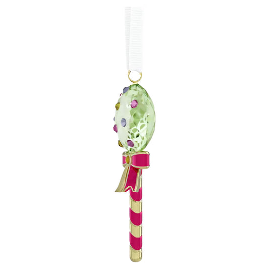 Holiday Cheers Dulcis Lollipop Ornament, Green