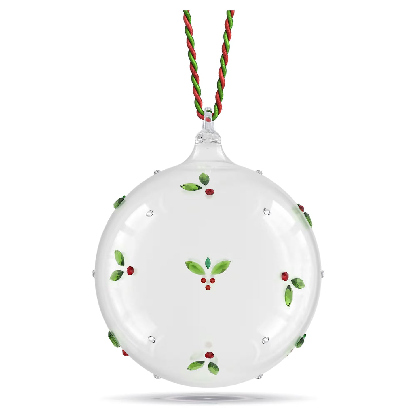 Holiday Cheers Mistletoe Ball Ornament