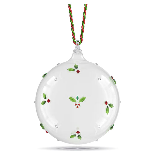 Holiday Cheers Mistletoe Ball Ornament