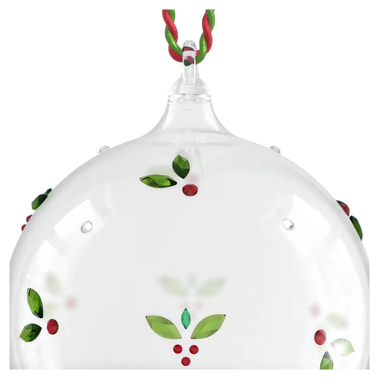 Holiday Cheers Mistletoe Ball Ornament