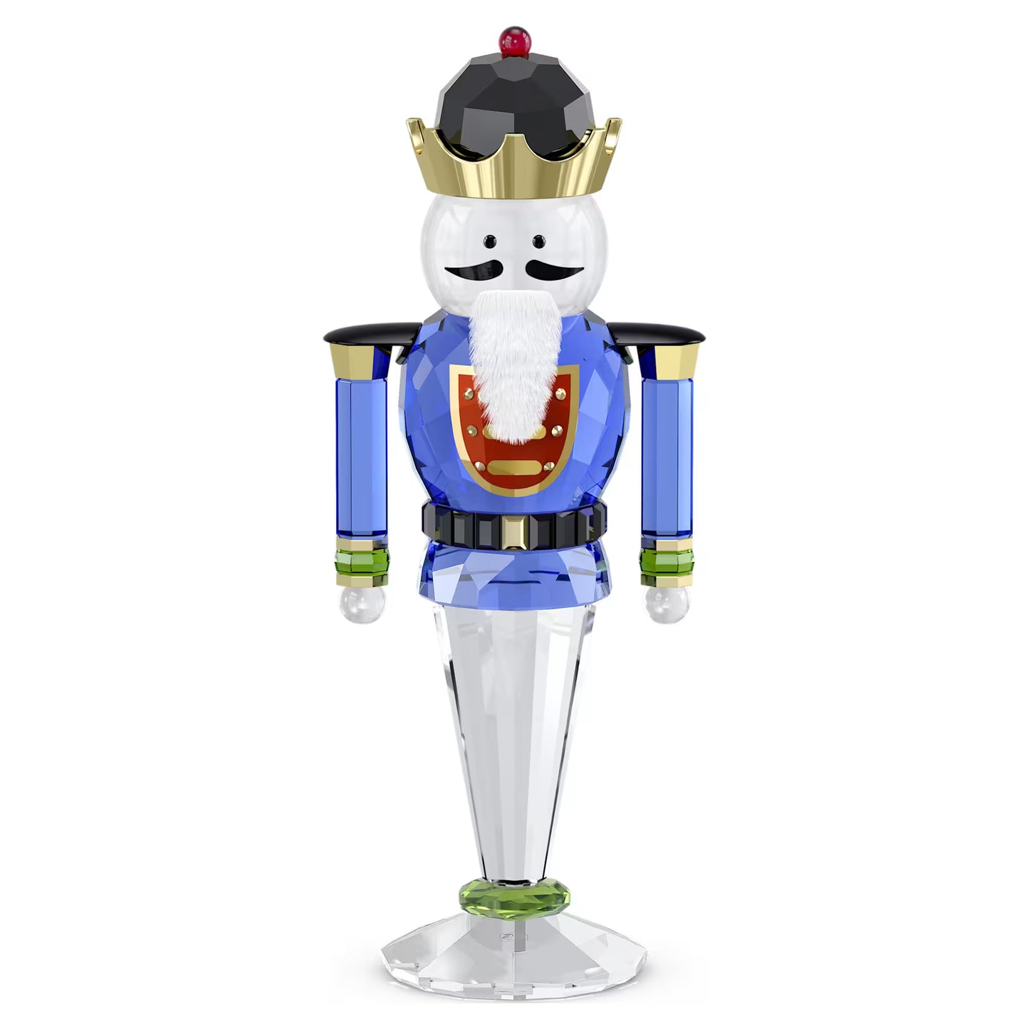 Holiday Cheers Nutcracker, Blue, Large