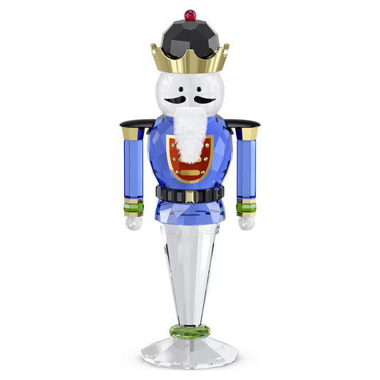 Holiday Cheers Nutcracker, Blue, Large