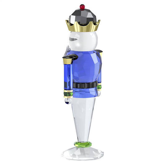 Holiday Cheers Nutcracker, Blue, Large